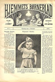 Hjemmets Børneblad - nr 1-8, oktober 1905-feb 1906