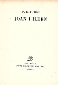 Joan i ilden - W E Johns-1